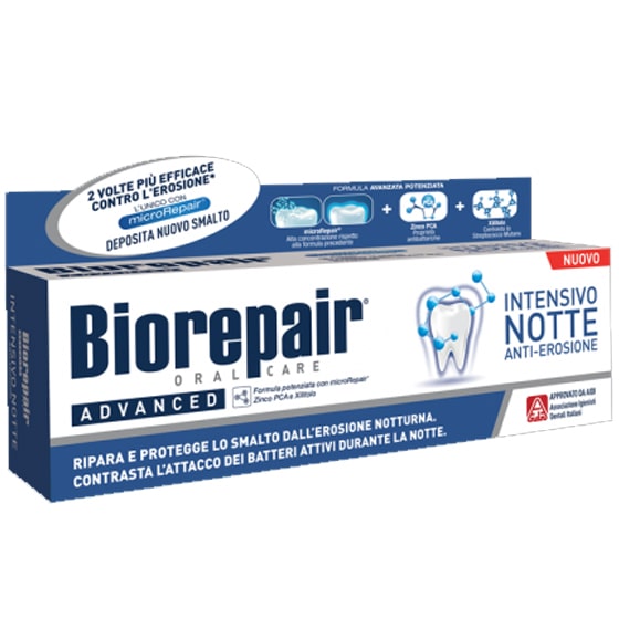 Зубна паста Biorepair INTENSIVE NIGHT Інтенсивне нічне відновлення, 75 мл